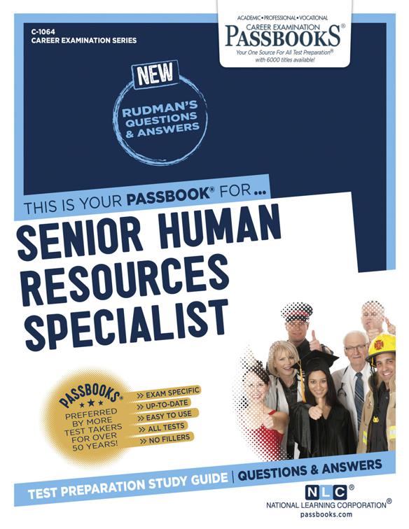 Senior Human Resources Specialist, Career Examination Series