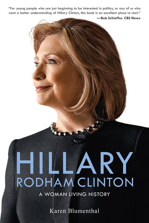 This image is the cover for the book Hillary Rodham Clinton