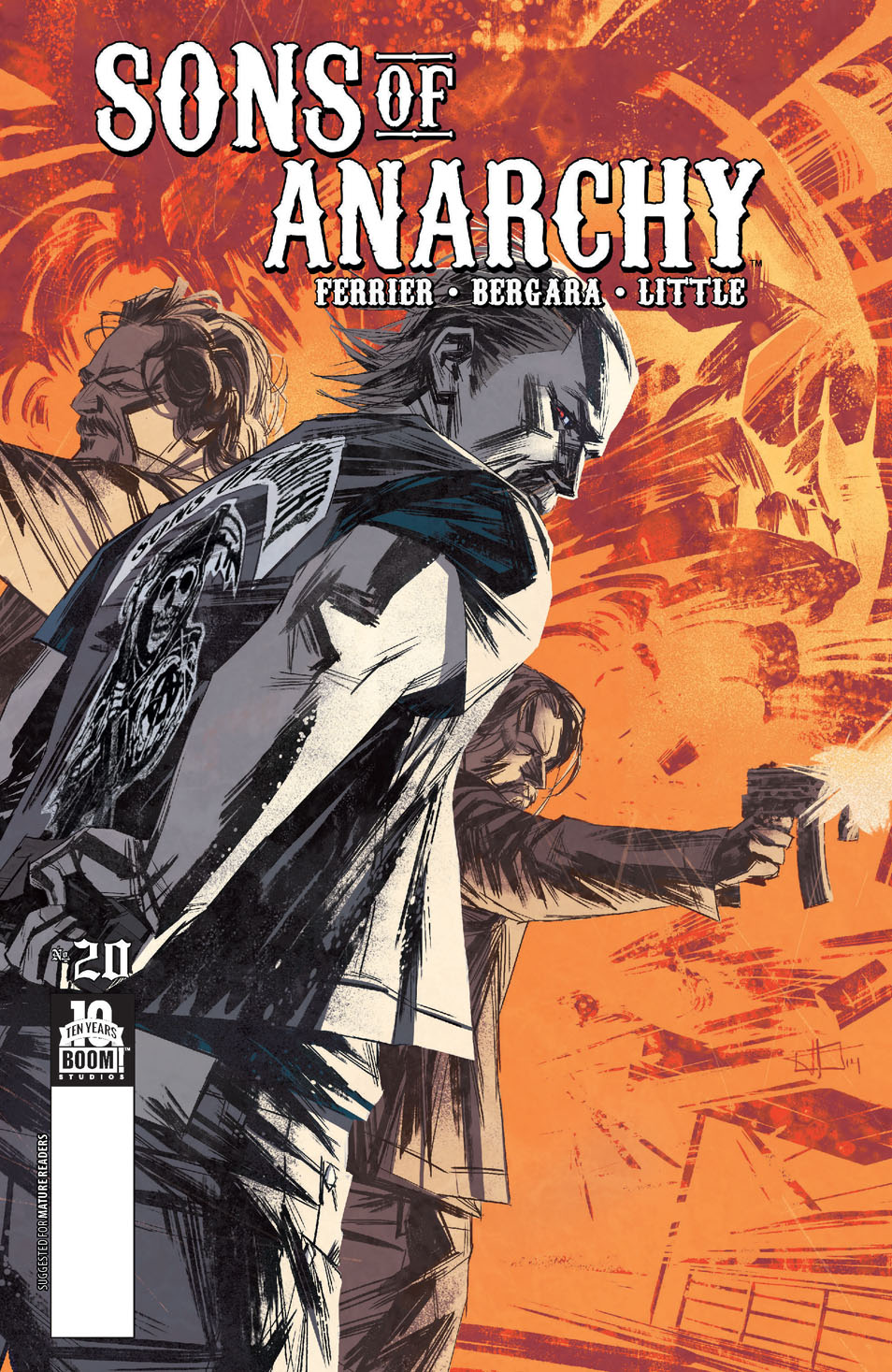 This image is the cover for the book Sons of Anarchy #20, Sons of Anarchy