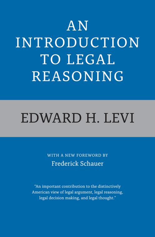 Introduction to Legal Reasoning