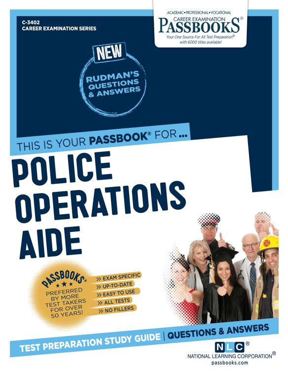 Police Operations Aide, Career Examination Series