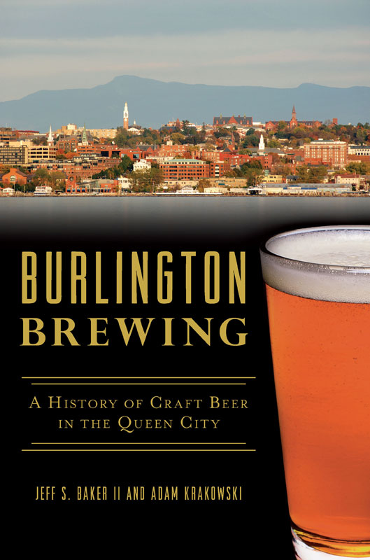 This image is the cover for the book Burlington Brewing, American Palate
