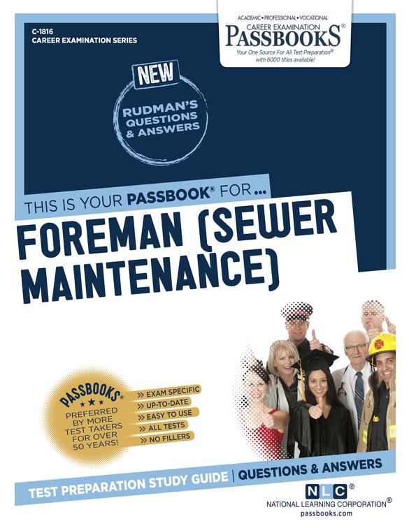 Foreman (Sewer Maintenance), Career Examination Series
