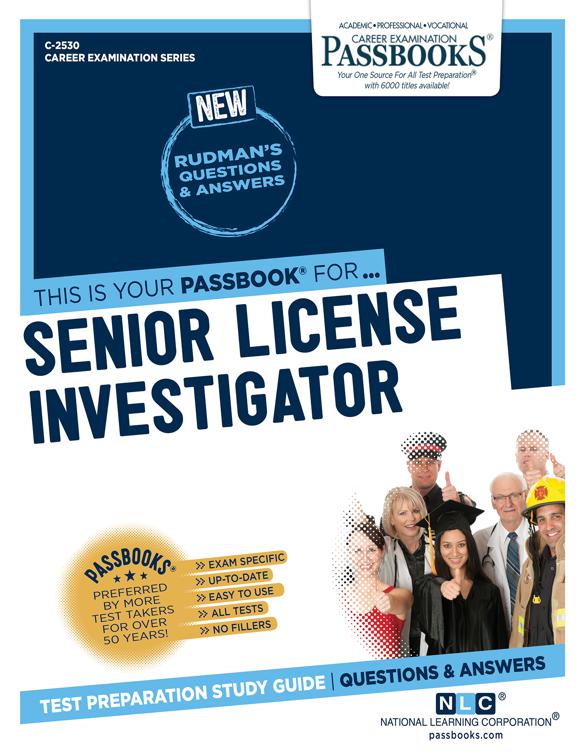 Senior License Investigator, Career Examination Series