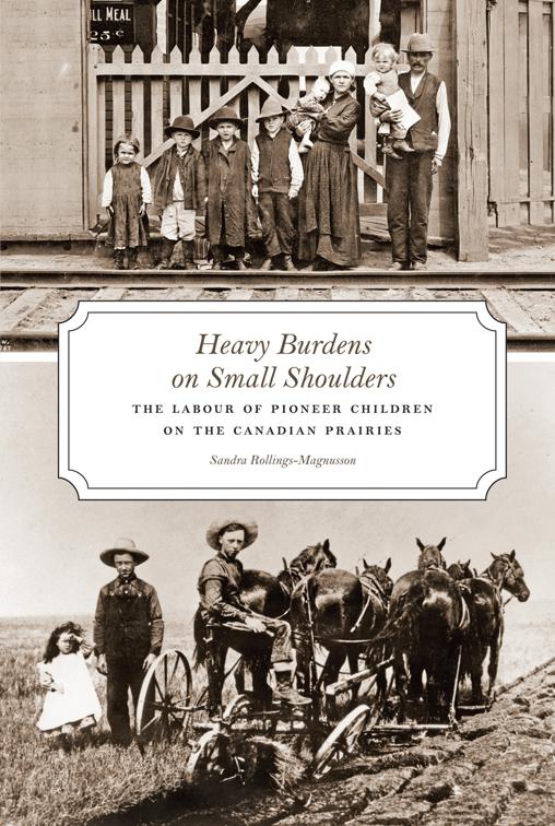 This image is the cover for the book Heavy Burdens on Small Shoulders