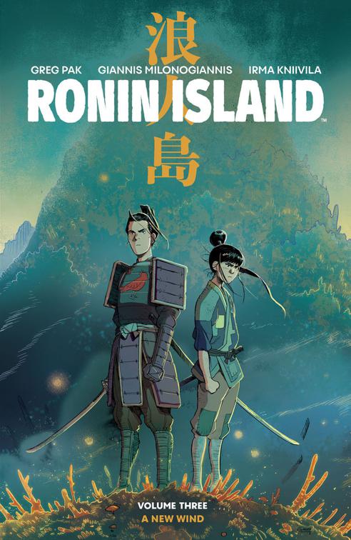 This image is the cover for the book Ronin Island Vol. 3, Ronin Island