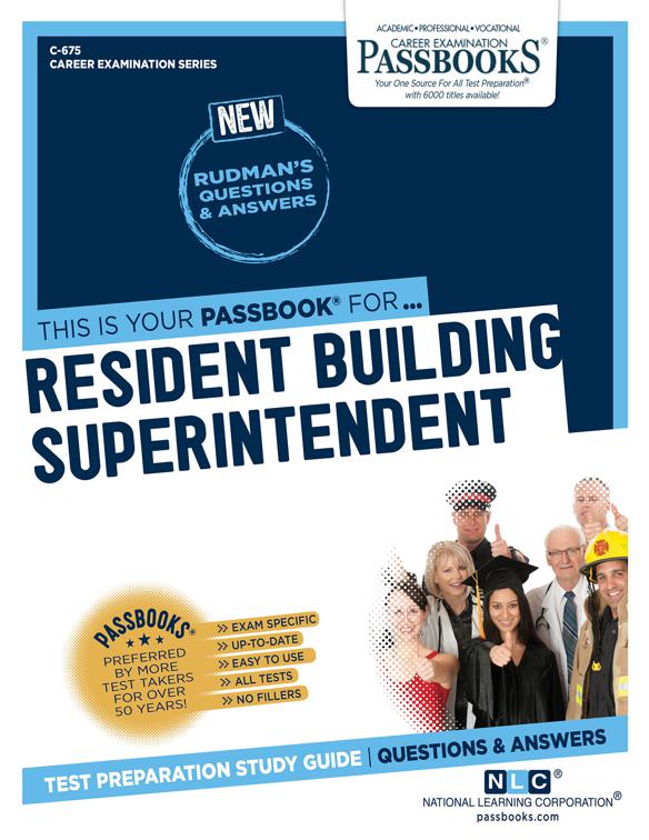 Resident Buildings Superintendent, Career Examination Series