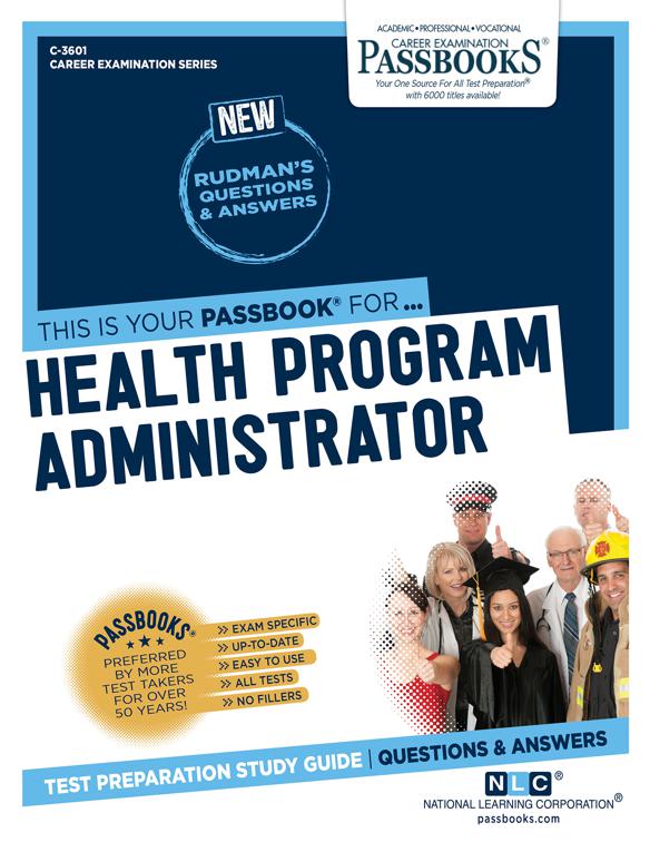 Health Program Administrator, Career Examination Series
