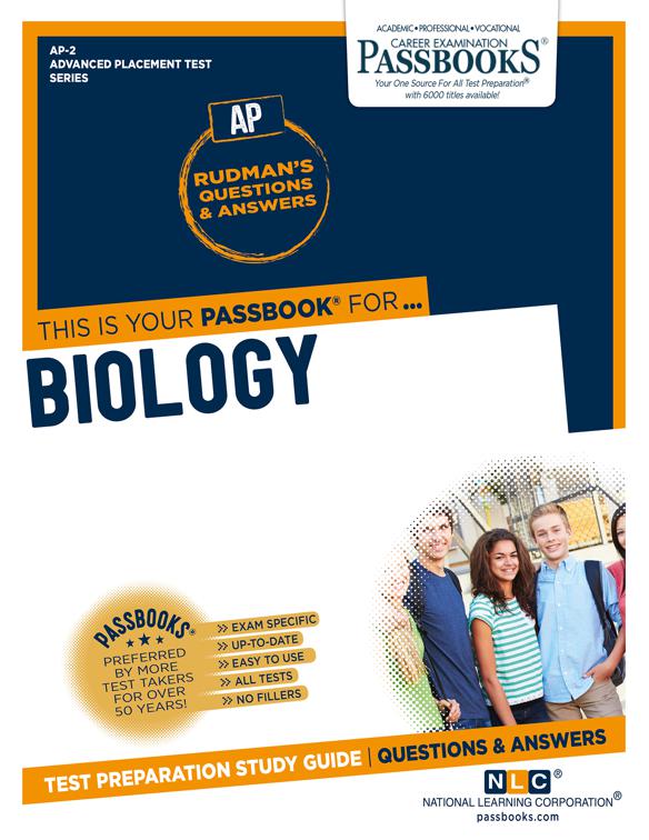 This image is the cover for the book BIOLOGY, Advanced Placement Test Series (AP)