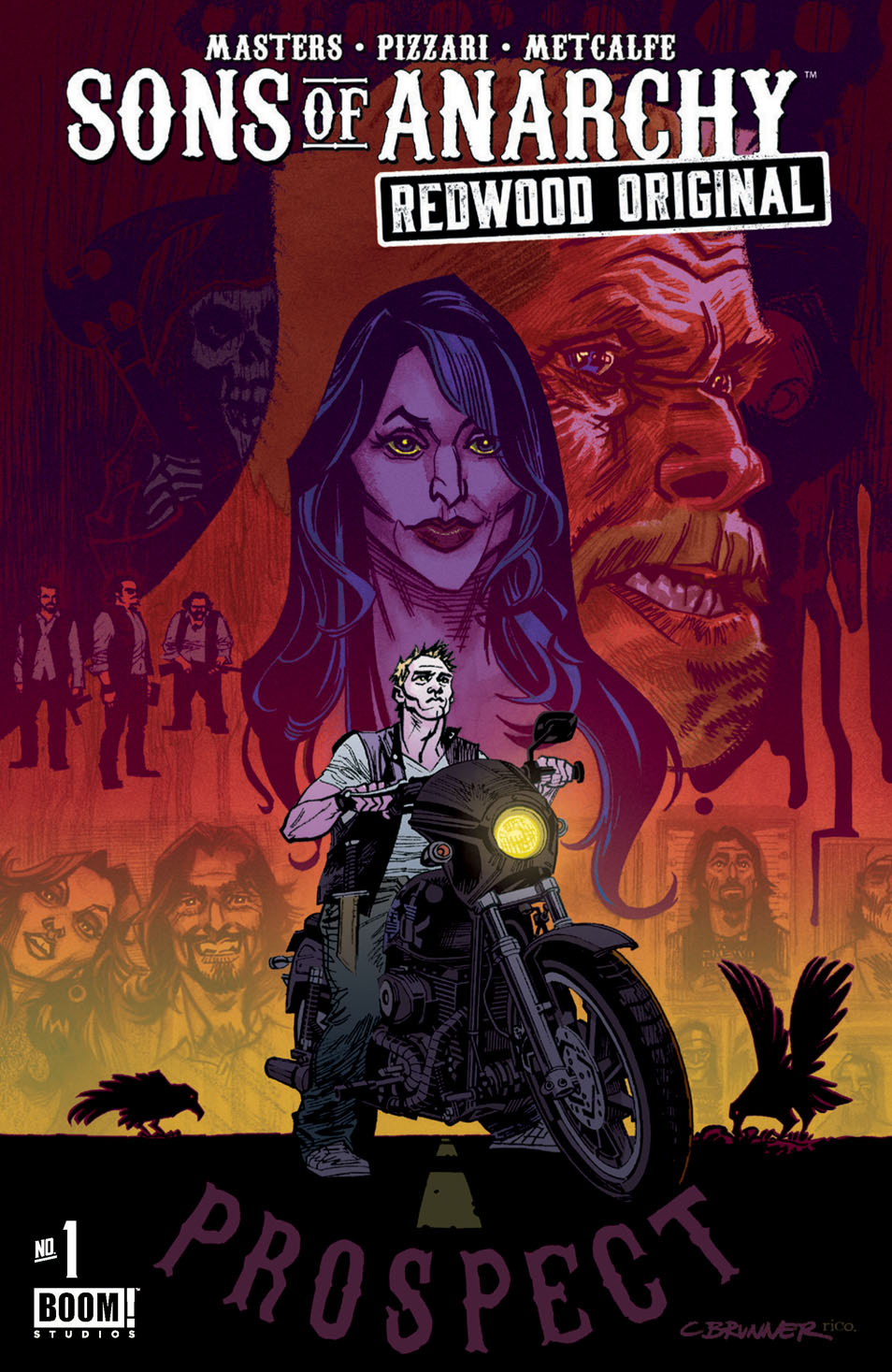 This image is the cover for the book Sons of Anarchy Redwood Original #1, Sons of Anarchy Redwood Original
