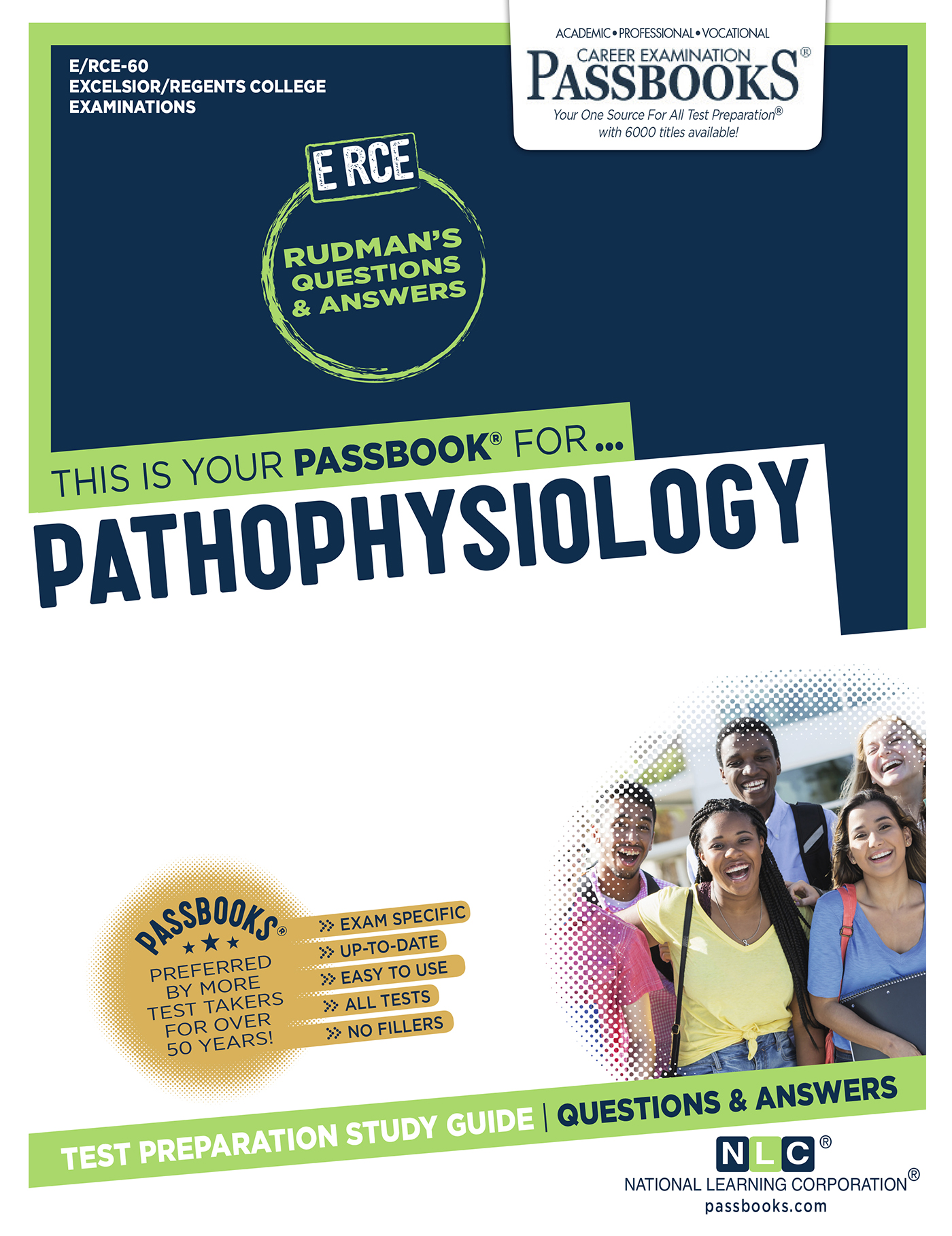 This image is the cover for the book PATHOPHYSIOLOGY, Excelsior/Regents College Examination Series