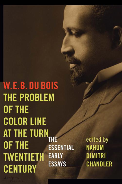 Problem of the Color Line at the Turn of the Twentieth Century, American Philosophy