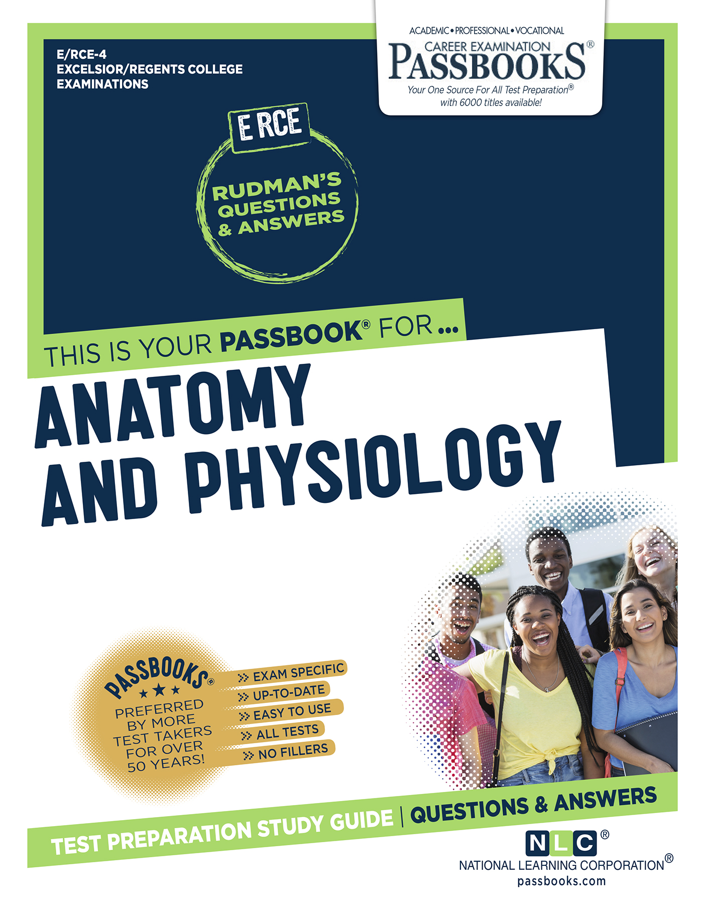 This image is the cover for the book ANATOMY AND PHYSIOLOGY, Excelsior/Regents College Examination Series