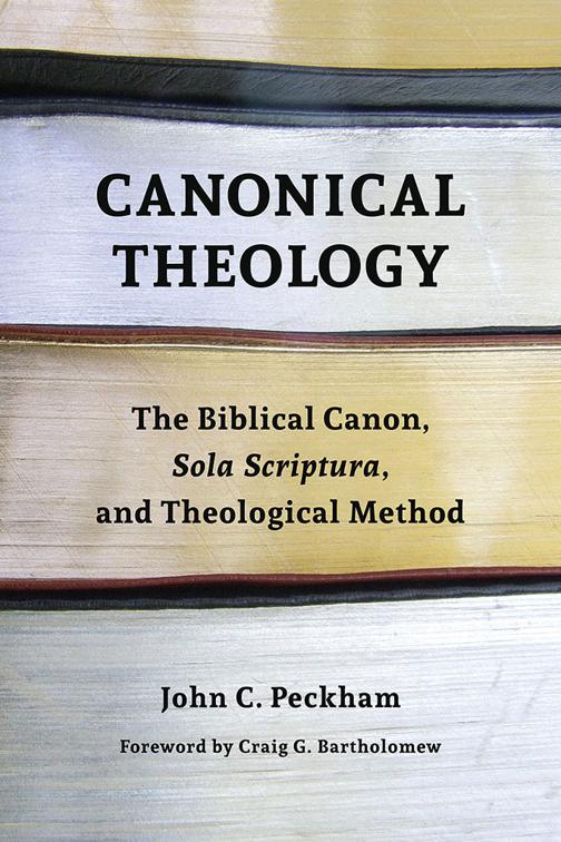 This image is the cover for the book Canonical Theology