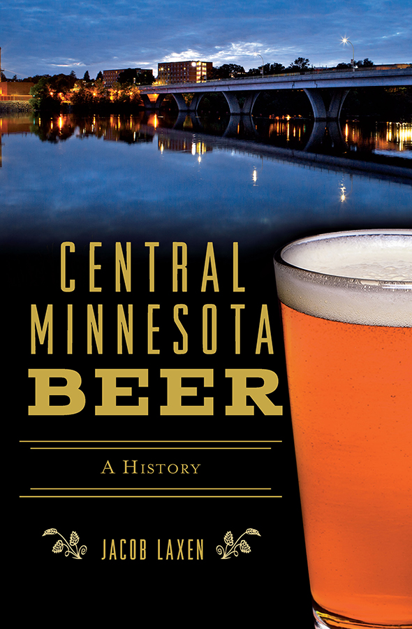 This image is the cover for the book Central Minnesota Beer, American Palate