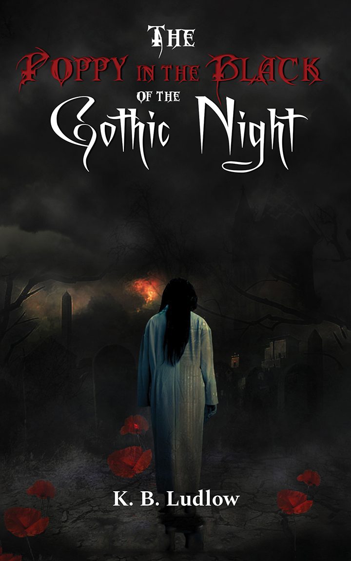 This image is the cover for the book The Poppy in the Black of the Gothic Night