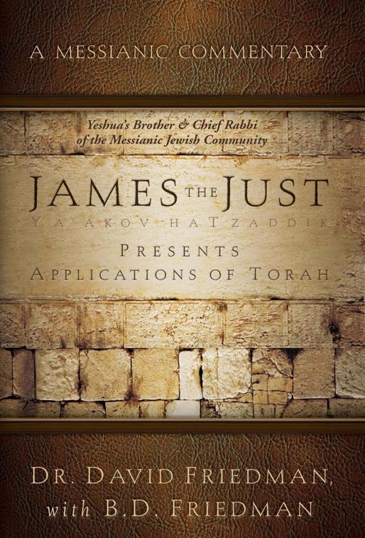 This image is the cover for the book James - The Just Presents Applications of Torah