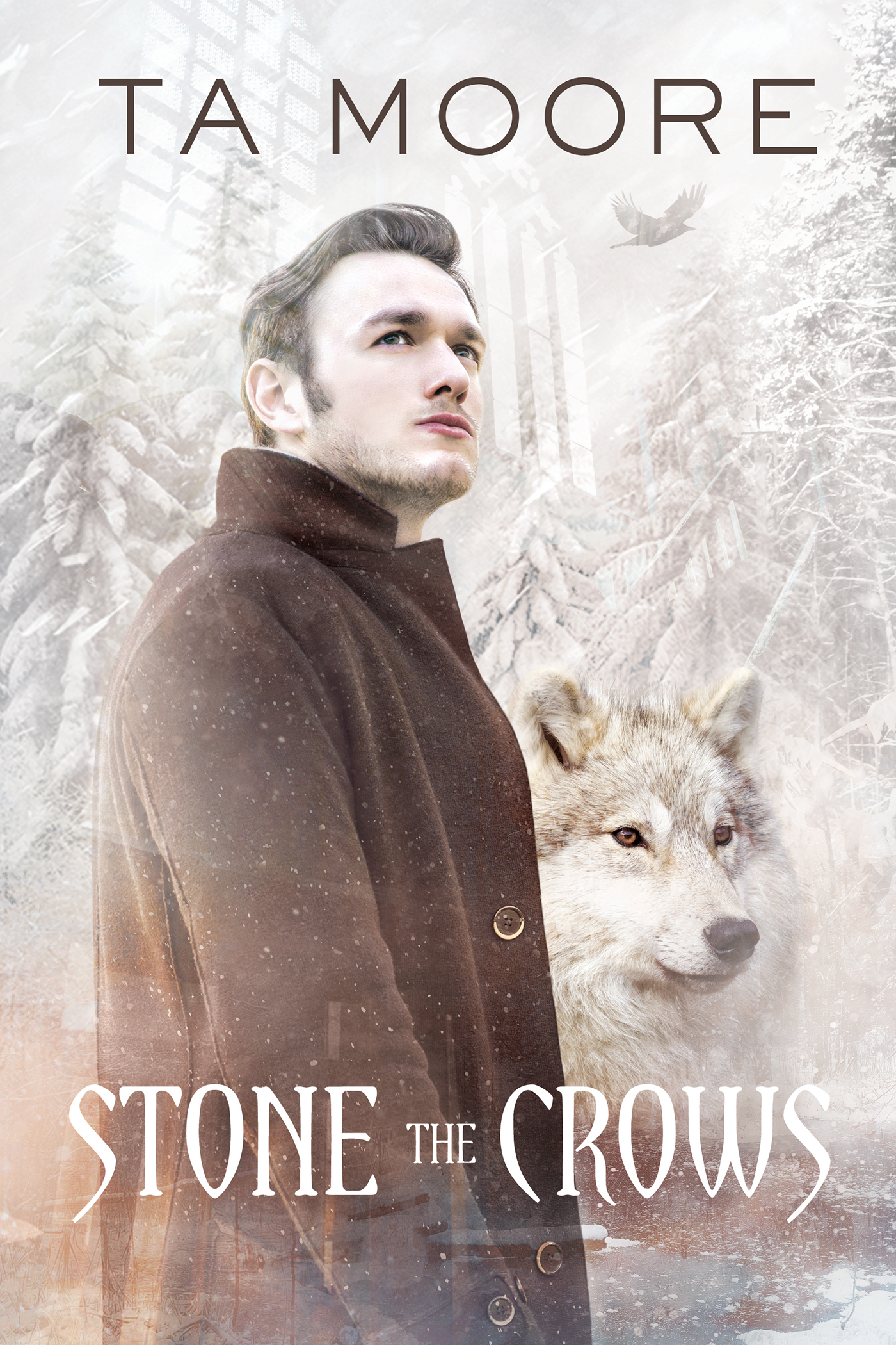 This image is the cover for the book Stone the Crows, Wolf Winter