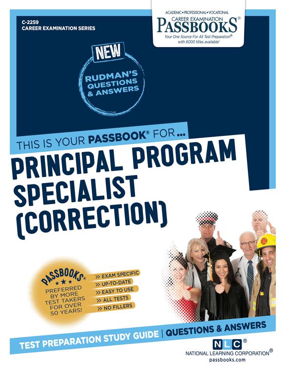 Principal Program Specialist (Correction), Career Examination Series