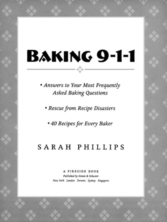 Baking 9-1-1