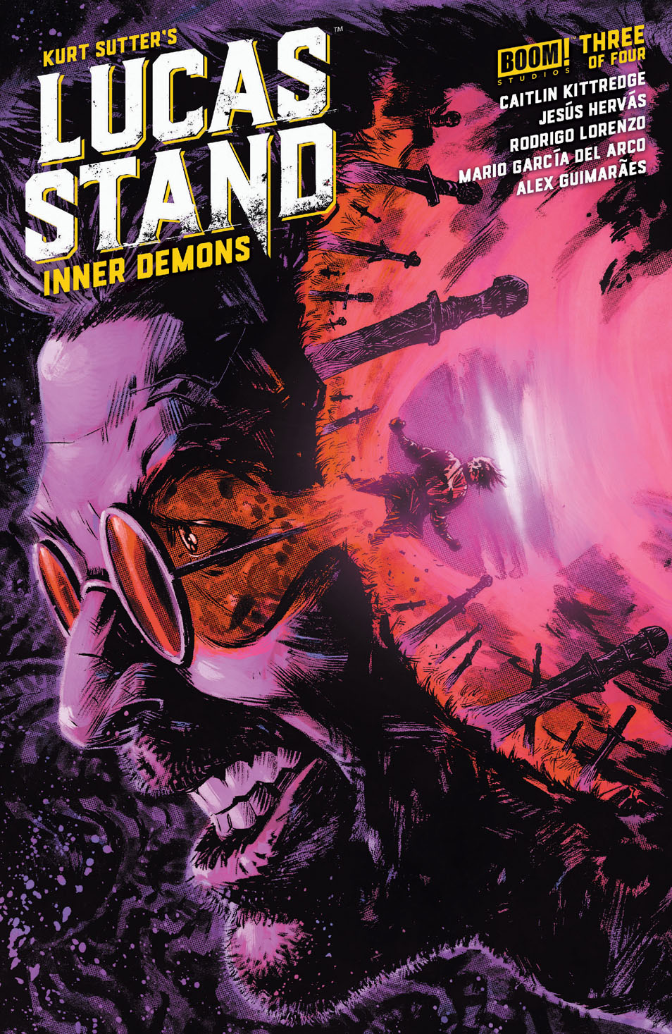 This image is the cover for the book Lucas Stand: Inner Demons #3, Lucas Stand: Inner Demons