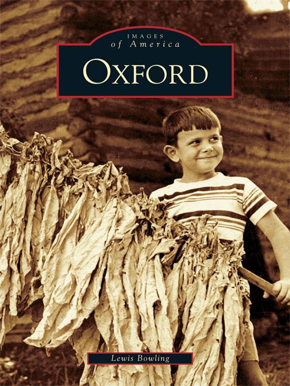 This image is the cover for the book Oxford, Images of America